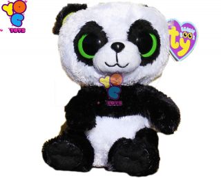 Ty Beanie Boos Boo Babies Panda Teddy Bear Plush Toys Doll Safari Soft Kids