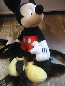 Baby Toddler Kids Safety Harness Lease Mickey Mouse Backpack 2 in 1 Reins Disney