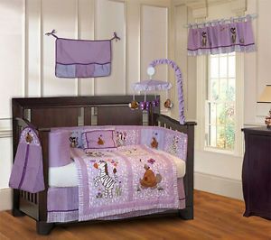 Baby Girl Crib Bedding Sets Purple
