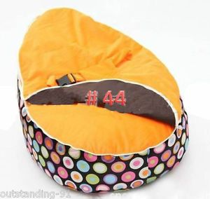 Lovely Yellow Baby Bean Bag Chair Bed for Infants Toddlers Kids Two Covers 44