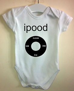 iPood Cool Baby Body Grow Suit Vest Girl Boy Baby Clothes Gift Idea Funny