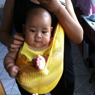 Kid Newborn Infant Breathable Mesh Net Single Shoulder Safety Sling Baby Carrier