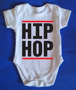 Hip Hop Baby Grow Body Suit Retro Baby Clothes Awesome FCT Item Great Gift
