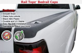 Bed Rail Caps 99 06 Silverado Sierra w Holes 78in SB