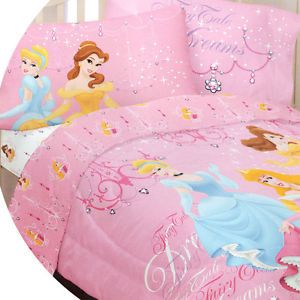 4pc Disney Princess Fairy Tale Twin Bedding Set Cinderella Comforter Sheets