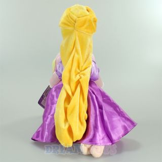 Disney Tangled Princess Rapunzel 12" Plush Doll and Fleece Throw Blanket Set