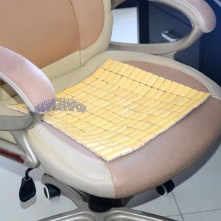 Natrual Bamboo Cushion Pad Mat Chair Car Seat Cover Summer Cool Comfort Home