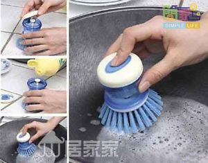 Liquid Pressing Pan Brush Cleaner Cleaning Equipment Cleaning Props Scrubber 1pc