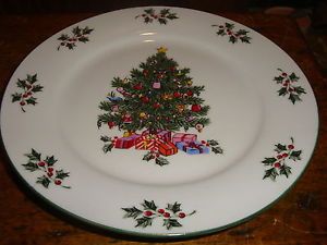 Christmas China Dinner Plates