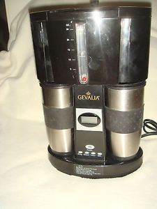 Gevalia Automatic Coffee for Two Coffee Maker with 2 Travel Mugs