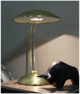 RARE Vintage Mid Century Modern Style Desk Table Lamp Hillebrand Post Art Deco