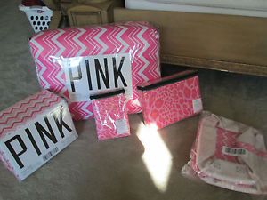 Victoria's Secret Pink Bedding Set King Leopard Duvet Cover Comforter Sheets