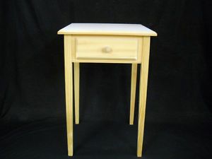 Unfinished Wooden End Table Night Stand Entry Table Telephone Table Wall Table