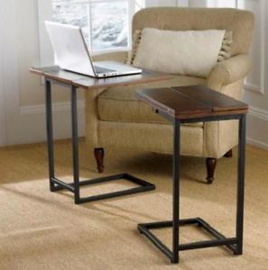 Expandable Living Room Tray Table Accent Side End Table Furniture New