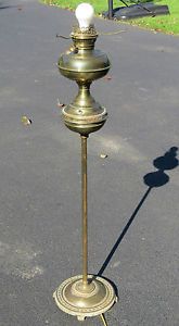 Antique Cast Iron Floor Lamp