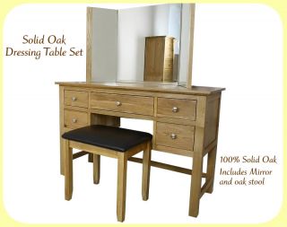 Solid Oak Bedroom Set