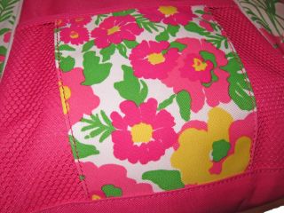 Lilly Pulitzer Palm Beach Pink Floral Gardening Tote Garden Tools Bag