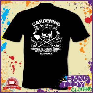 Gardening T Shirt Mens Fathers Day Birthday Funny Garden Tools Rake Gift Idea