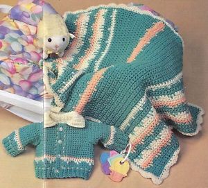 15B Crochet Patterns for Baby Carrier Cover Sweater Starburst Afghan