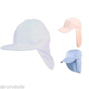 New Baby Toddler Kids Sun Safe Legionnaire Hat UV Protective Summer Cap Flap