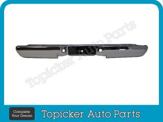 1993 2011 Ford Ranger Styleside Rear Step Bumper Face Bar Chrome Hitch 2 PC New