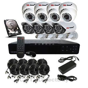 HQ Cam 16 CH CCTV Security Surveillance Night Vision Camera 1TB DVR System Kit