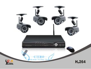 7CH H 264 Network CCTV Surveillance Camera Security System Digital Wireless DVR