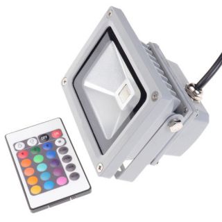 New Waterproof 10W 30W RGB Remote Controler LED Outdoor Flood Light Lamp