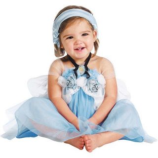 Cinderella Baby Toddler Costume Disney Princess Dress w Roses New