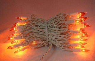 Christmas Wedding 4 Sets 200 Lights Gold White Cord 60 ft Long