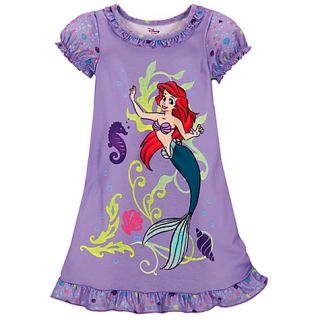 Disney Princess Ariel Nightgown Pajamas Size 2 3 Girls Little Mermaid Gift NWT