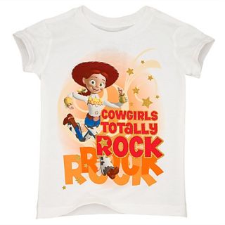 NWT  Organic Toy Story "Cowgirls Totally Rock" Jessie Tee Shirt 14