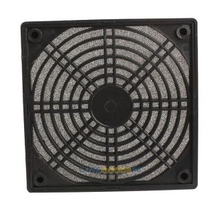 Black Dustproof 120mm Mesh Case Fan Dust Filter Cover Grill for PC Computer LS4G