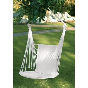 Cotton Padded Swinging Chair Garden Indoor Outdoor Hammock Tree Swing Porch