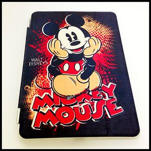 New Cute Disney Mickey Mouse Black iPad Mini Cover Case Free Screen Protector