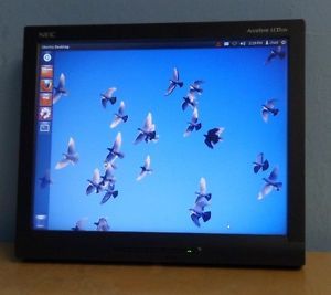 NEC AccuSync LCD52V 15" LCD Flat Panel Touchscreen Computer Monitor Display Used