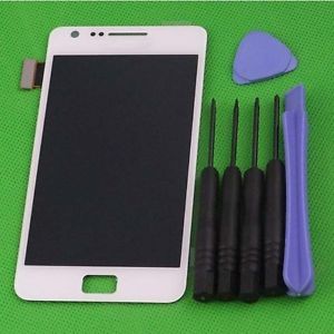 For Samsung Galaxy S2 i9100 LCD Touch Screen Digitizer Assembly White Free Tools