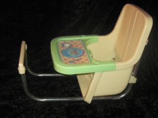 Vintage 1983 Coleco CPK Cabbage Patch Kid High Chair Booster Seat