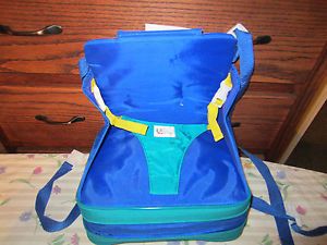 The First Years on The Go Fold Up Booster Seat Portable High Chair Travel