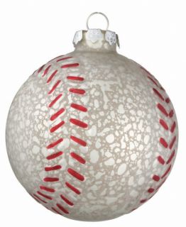 3 5" Glass Baseball Ball Christmas Ornament Sports