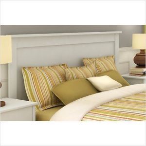 White Headboard for Queen Size Bed Frame Modern Wood Wooden Panel Contemporary