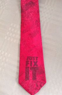 Tool Time Home Improvement Red Mens Tie