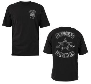 Dallas Cowboys Motor Club 2 Black T Shirt Mens Tee