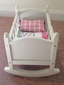 pottery barn doll crib