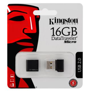 Kingston DataTraveler Micro DTMC USB 16GB 16g DTMCK 16GB Black Flash Pen Drive