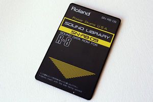 Roland R 8 Power Drums USA Sound Expansion Card SN R8 09 R8