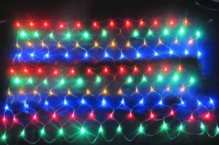 Indoor Outdoor Christmas Festival Decoration Net String Curtain LED Light Lamp