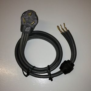Dryer Cord 3 Prong 30 Amp 220 250 Volts 4 Foot Long