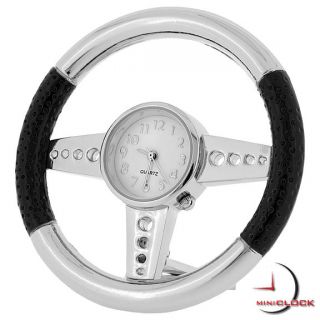 Miniature Clock Mini Racing Sport Steering Wheel