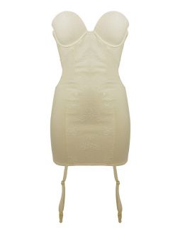 Ultimo Ivory Strapless Backless Triple Gel Hourglass® Dress 36D 95D 80D 14c 3D